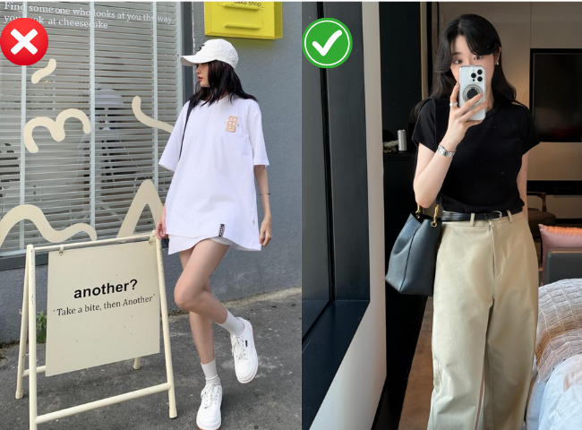 5 kiểu quần áo tưởng đẹp nhưng chị em &#34;nấm lùn&#34; nên né xa, mặc vừa luộm thuộm vừa dìm dáng thê thảm  - 2