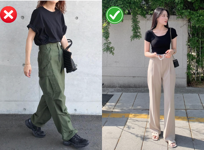 5 kiểu quần áo tưởng đẹp nhưng chị em &#34;nấm lùn&#34; nên né xa, mặc vừa luộm thuộm vừa dìm dáng thê thảm  - 4