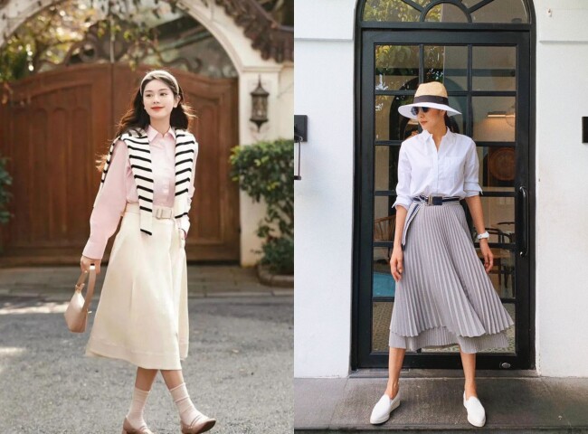 7 outfit giúp hội chị em công sở vừa đẹp vừa sang khi đi làm bất chấp mưa gió thất thường - 2