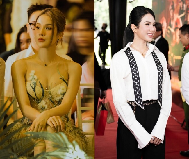 Cặp bạn thân Việt đình đám cùng yêu hồng hài nhi, mẹ 2 con dáng nuột như thiếu nữ, đeo cả &#34;căn nhà&#34; trên tay  - 4