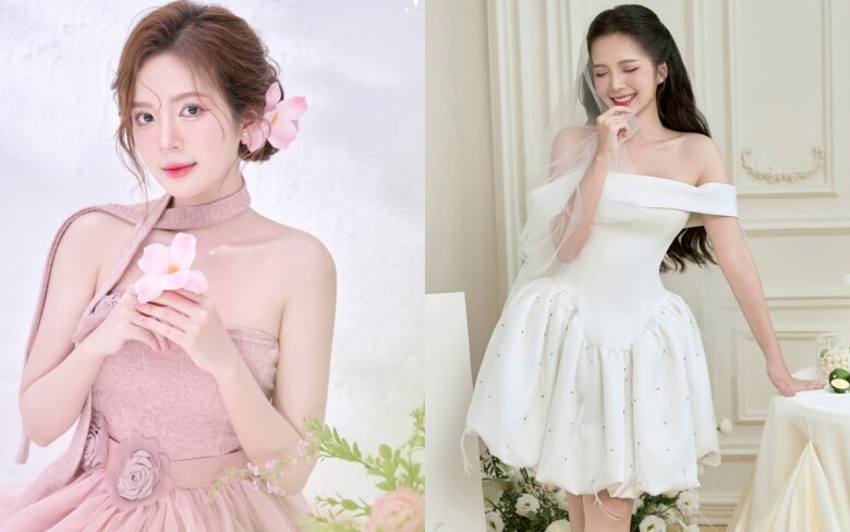 Gu thời trang của cô dâu mới Vbiz: Cindy Lư &#34;gái hai con trông mòn con mắt&#34;, vợ Đình Tú chuộng mốt chuẩn nàng thơ - 5