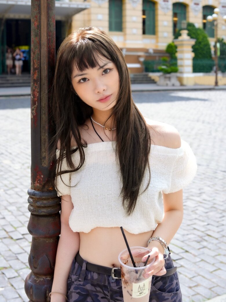 Cô gái Gen Z có tên đặc biệt ở Em xinh say hi: Nhan sắc như nàng thơ, gu thời trang &#34;đỉnh khỏi bàn&#34;  - 2