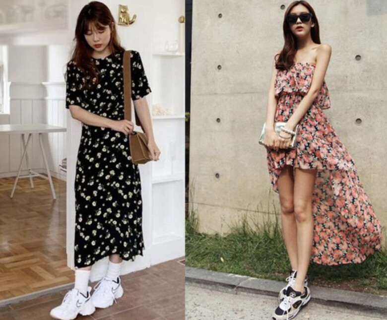 Mặc váy mà đi 4 kiểu giày dép này thì dừ thêm chục tuổi, ai nhìn cũng chỉ biết lắc đầu - 1