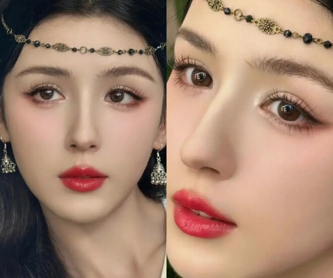 Mỹ nhân thuộc tộc người đẹp nhất Trung Quốc, nhan sắc xuất chúng nghìn năm có một, bí mật gói gọn trong 3 thói quen không ngờ - 1