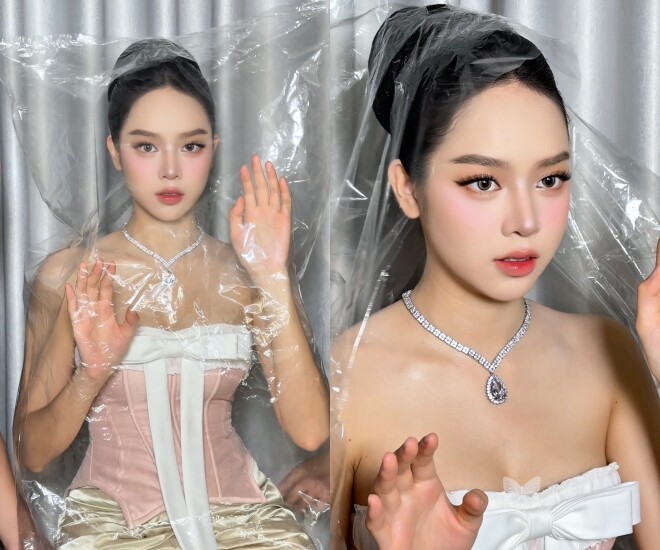 Mỹ nhân Việt xinh như &#34;búp bê sống&#34;, chỉ một hành động hút 3 triệu lượt xem - 1