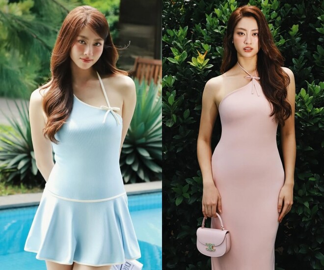 Thương hiệu thời trang vừa ra mắt của Lương Thuỳ Linh bị chê tơi tả: Giá bán trên trời, chất liệu &#34;thun tăm&#34; là gì mà gây tranh cãi? - 1