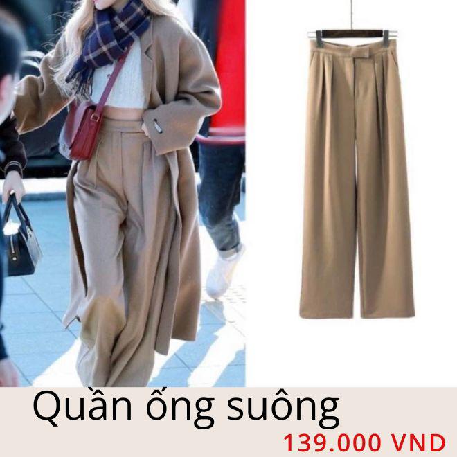 5 kiểu quần dài &#34;hack dáng&#34; giúp Rosé luôn sang trọng và thanh lịch, giá chỉ từ 89K - 3