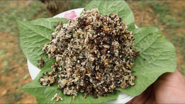 Trứng con này một năm chỉ xuất hiện một lần, nó là đặc sản tiếp khách quý của người tây Bắc, giá 500.000 đồng/kg - 4