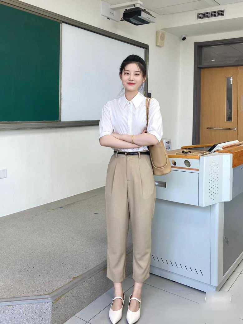 Cô giáo tiểu học lên hot search vì style quá đỉnh, chị em công sở học theo đi làm đẹp như minh tinh - 3