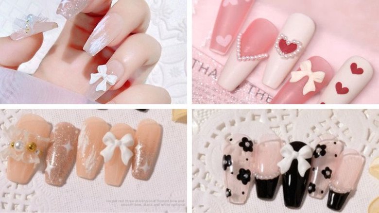 Top các mẫu móng tay dán giá rẻ cho nàng tha hồ điệu đà mùa Thu Đông, giá chỉ từ 15k - 1
