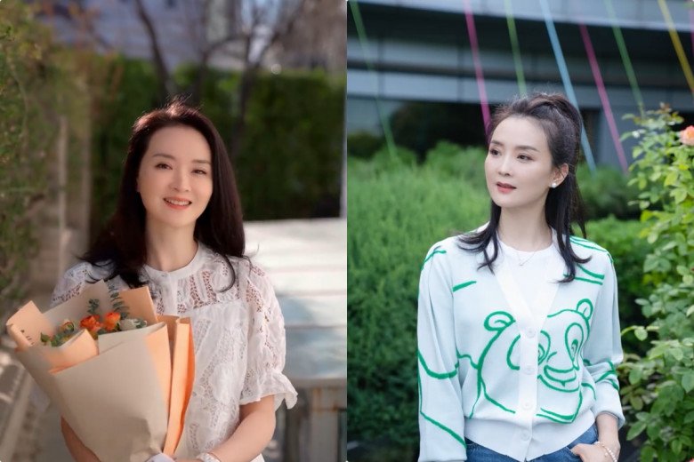 Mỹ nhân đẹp nhất Hoàn Châu Cách Cách tuổi 49: Ngỡ mặt hoa da phấn, lên livestream bán hàng &#34;hiện nguyên hình&#34; - 6