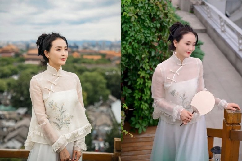 Mỹ nhân đẹp nhất Hoàn Châu Cách Cách tuổi 49: Ngỡ mặt hoa da phấn, lên livestream bán hàng &#34;hiện nguyên hình&#34; - 5