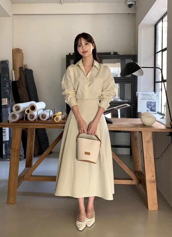 4 kiểu áo đẹp phối cùng chân váy dài để visual trẻ sang, chị em không biết phí cả mùa thu - 11