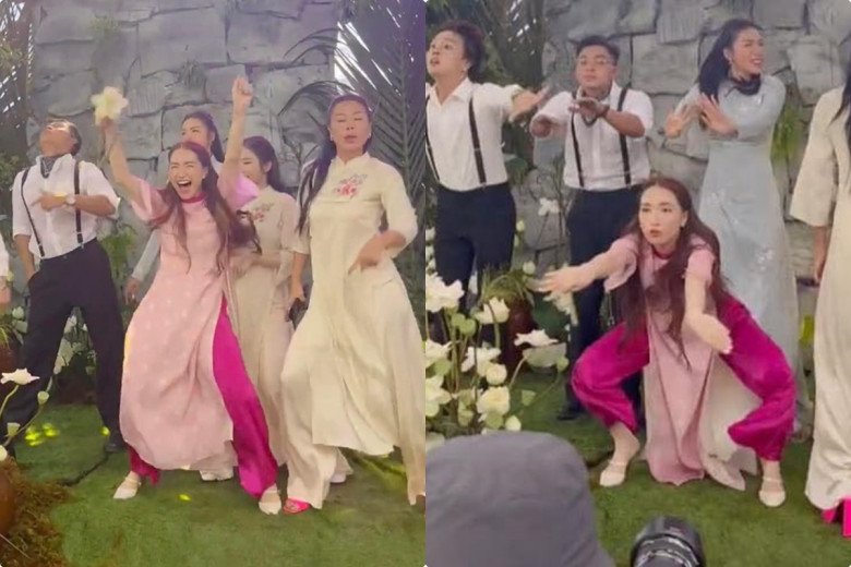 Thời trang ăn cưới từ Bắc chí Nam của Hòa Minzy, &#34;quẩy&#34; nhiệt tình vẫn không một sự cố - 2