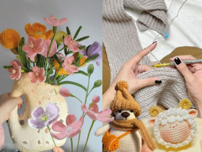 Móc len, handmade kẽm nhung: thú vui chữa lành, phương pháp self-care của giới trẻ