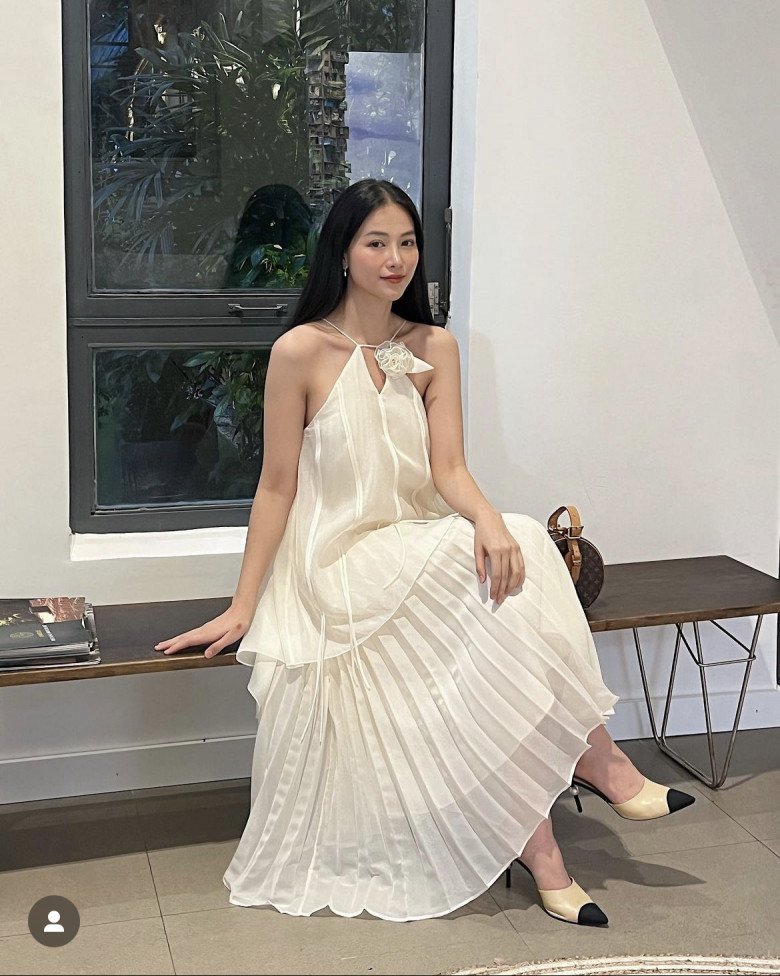 Hoa hậu Bến Tre là bạn thân Hà Tăng đi ăn cưới mặc đơn giản mà sang, đứng cạnh ngọc nữ không bị dìm - 10