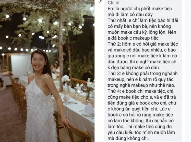 Vụ cô dâu bị phốt "khôn lỏi" vì thuê trang điểm đi tiệc: Tìm điểm khác nhau giữa 2 layout make-up - 2