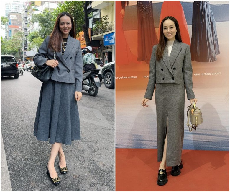 Vợ Công Lý &#34;lên đồ&#34; đi làm, mặc mốt váy &#34;xộc xệch&#34; vẫn được cả làng khen xinh - 11