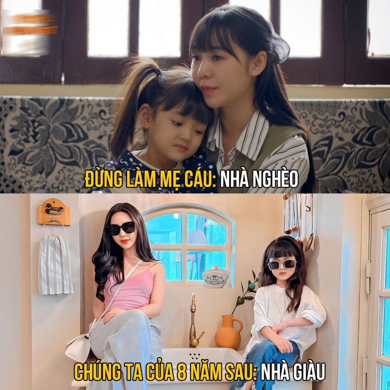 Quỳnh Kool và &#34;con gái&#34; lên đời phong cách, xưa mặc bình dân, giờ giàu có &#34;lên đồ&#34; lộng lẫy - 1