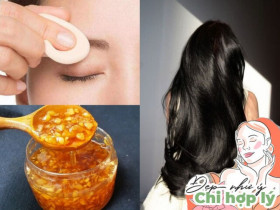 Lấy 1 nhánh tỏi xoa lên tóc giảm gãy rụng, tóc dày cả nắm, đem trộn với thứ này làm “serum” chống lão hóa