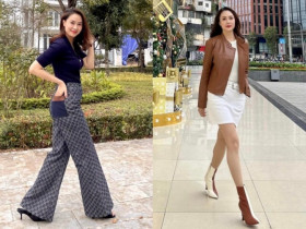 Hồng Diễm “lên đồ" ra phố với mẫu quần jeans dễ mặc hơn skinny jeans, phụ nữ 40+ nên học hỏi