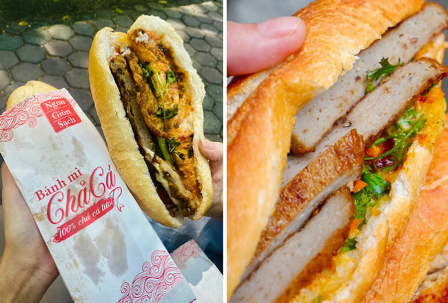 6 quán bánh mì chả cá nổi tiếng ở Hà Nội, có tiệm vượt ngàn cây số ra Thủ đô, xe đẩy vỉa hè mà khách nườm nượp - 3