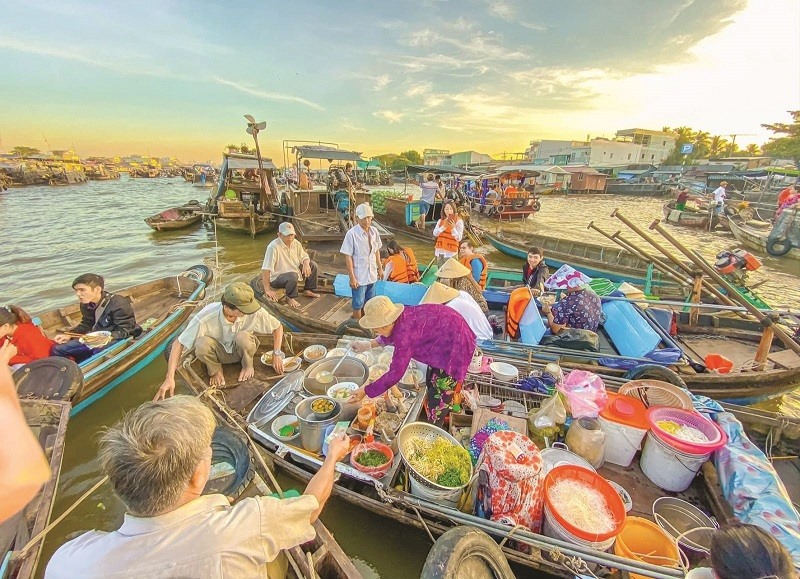 5 chợ nổi đẹp nhất miền Tây, tha hồ ăn uống, mua bán và check-in với view sông nước lạ mắt - 1