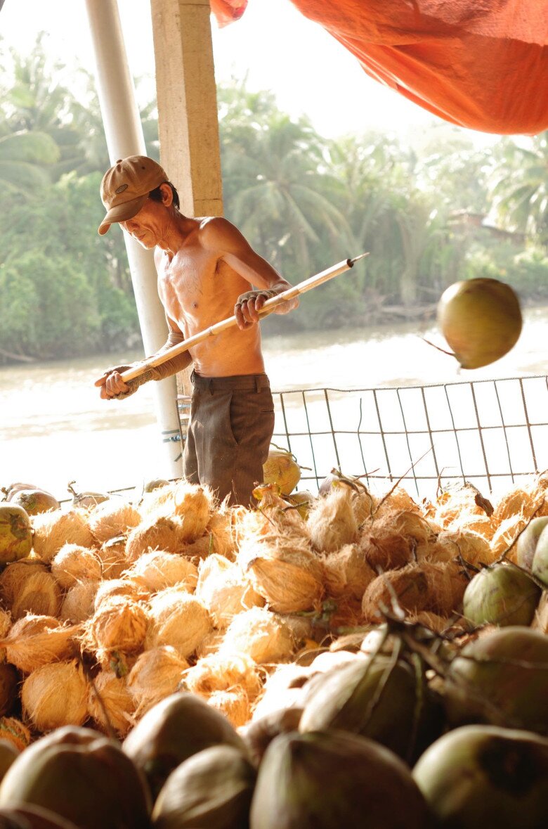 Về sông Thom ghé chợ nổi &#34;độc lạ&#34; Bến Tre: Quanh năm chỉ bán duy nhất 1 loại hàng mà lúc nào cũng tấp nập khách - 4