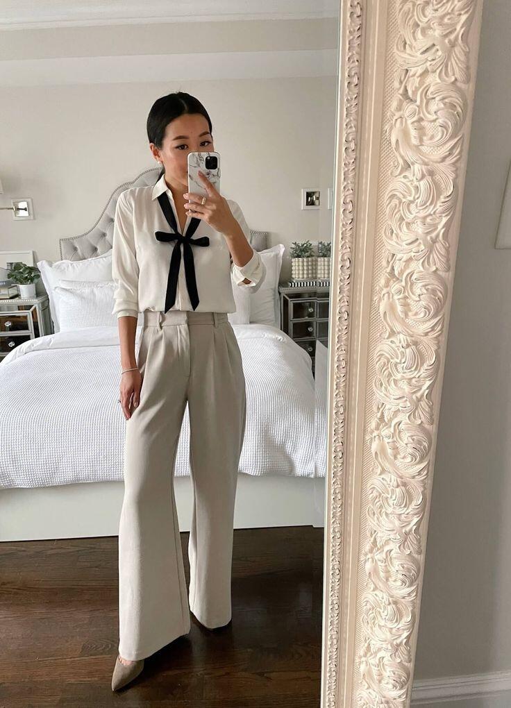 Kiểu quần &#34;kéo chân&#34; được dàn sao mặc đi ăn cưới, không cần hở hang vẫn nổi bần bật - 7