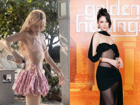 Ngọc Trinh sở hữu vòng 1 đẹp tự nhiên 84cm, nhưng cứ ăn diện kiểu này dễ khiến “núi đôi” như bốc hơi