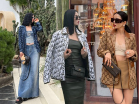 Không chơi style "giàu ngầm", Lệ Quyên có hẳn bộ sưu tập áo khoác mặc lên là toát mùi tiền, xa xỉ thấy rõ