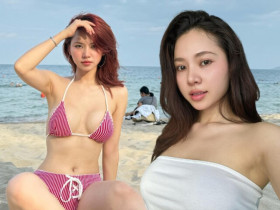 Nữ ca sĩ 1m54 như "sinh đôi" với Hoa hậu Mai Phương, mê mặc khoét sâu khoe vòng một phồn thực hậu "dao kéo"
