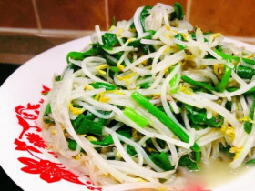 Hai rau này xào với nhau vừa dễ làm lại bổ gan, tráng dương, ngon hơn cả thịt