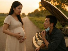 Xe tôi hỏng giữa đường được người lạ giúp đỡ, lúc anh tháo khẩu trang ra, tôi sững người