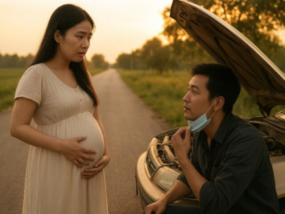 Xe tôi hỏng giữa đường được người lạ giúp đỡ, lúc anh tháo khẩu trang ra, tôi sững người