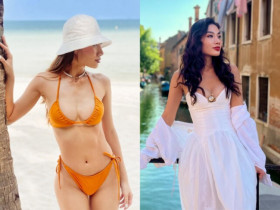 Mỹ nhân Việt 28 tuổi là tiếp viên hàng không, khiến dân tình "há hốc" khi chăm diện đồ khoét táo bạo khoe dáng bốc lửa