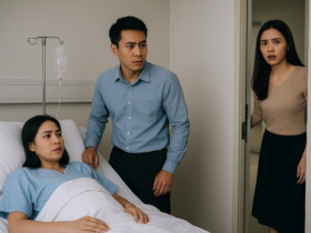 Đêm tôi nhập viện vì dọa sảy, chồng cũ lao tới ôm bụng khóc, sáng hôm sau vợ anh đến đánh ghen