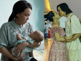 Việt Hương sướng vì cưới được "người đàng hoàng", dặn Hoài Phương: "Ông mà bỏ tôi sớm là tôi kiếm trai 6 múi liền"
