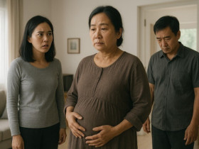 Tức giận vì mẹ mang bầu ở tuổi 52, biết danh tính bố đứa trẻ cả nhà tôi im lặng