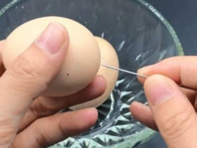 Chọc kim vào trứng rồi luộc, 10 người thì 9 người không biết, hiệu quả cực hay ai chưa thử quá phí