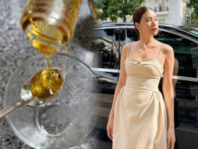 Hoàng Thùy Linh U40 vẫn đẹp mơn mởn nhờ hai loại "nước thần" 1 vàng - 1 xanh 