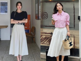 Mặc chân váy xuyên tuần, tôi nhận ra 4 dáng "hack chân" thần kỳ, chị em công sở nào cũng nên có