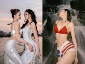 Mỹ nhân Gia Lai kế nhiệm Ngọc Trinh đeo dây chuyền 20 tỷ đi sự kiện, toàn mặc hiểm hóc khoe dáng căng đét