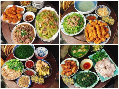 14 mâm cơm nóng hổi vừa ăn vừa thổi của mẹ đảm, nhìn mà chỉ muốn về nhà thưởng thức ngay