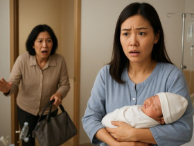 Mẹ chồng đưa đi đẻ, phút con chào đời cũng là lúc bí mật giấu kín bị bại lộ