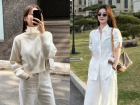 Mùa lạnh đón đầu xu hướng diện quần trắng nhờ 4 công thức này, hội chị em vừa mặc ấm lại trẻ trung hơn tuổi 