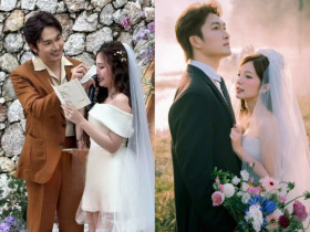 Ngọc Huyền nghẹn ngào bật khóc trong lễ cưới với Đình Tú: "Cảm ơn anh vì đã chọn em là nhà"