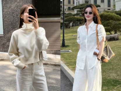 Mùa lạnh đón đầu xu hướng diện quần trắng nhờ 4 công thức này, hội chị em vừa mặc ấm lại trẻ trung hơn tuổi 