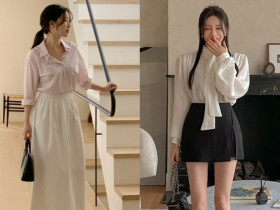 Chân váy siêu tôn dáng khi phối cùng áo sơ mi: 4 "cặp bài trùng" này đảm bảo thanh lịch, cuốn hút khỏi bàn