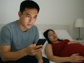 Vô tình nghe cuộc điện thoại lúc nửa đêm, tôi phát hiện đứa con trong bụng vợ không phải của mình